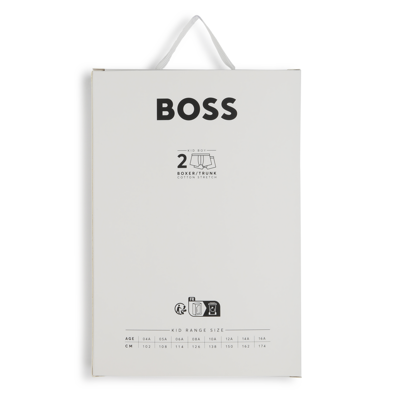 Lote de 2 boxers em algod&atilde;o BOSS 
                        BOY