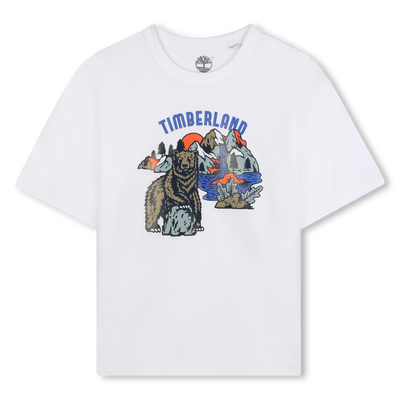 T-shirt de manga curta em jersey TIMBERLAND BOY