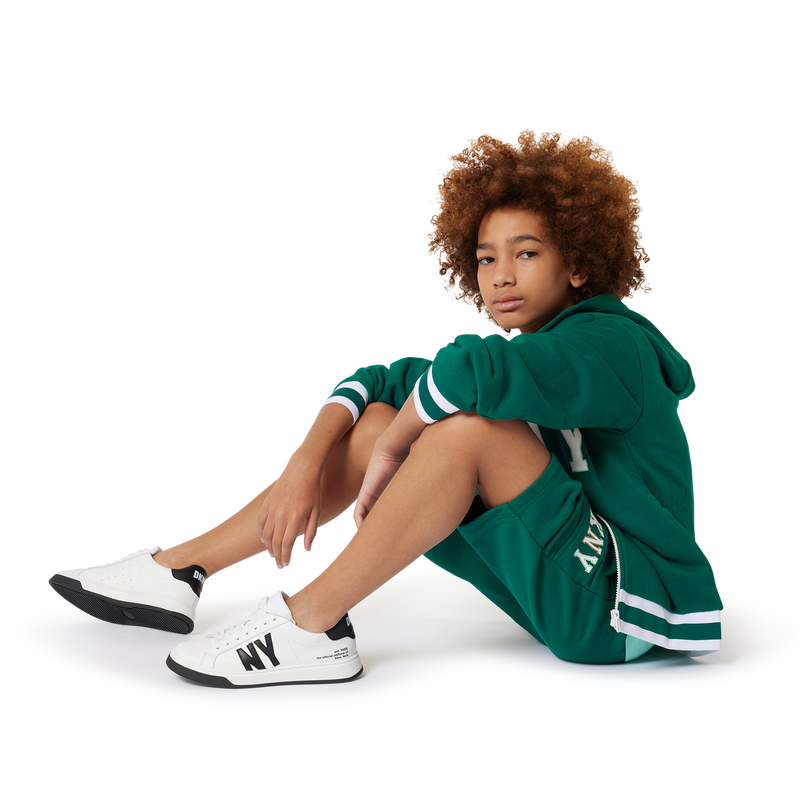 Ténis em couro com atacadores DKNY 
                    UNISEX