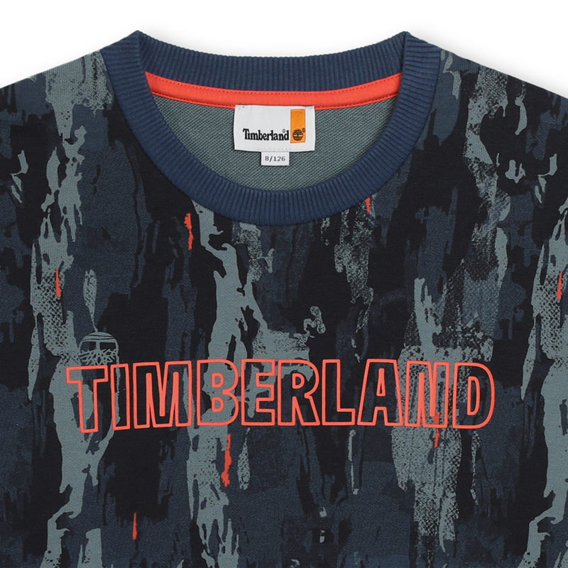 Printed Fleece Sweatshirt TIMBERLAND 
                    BOY