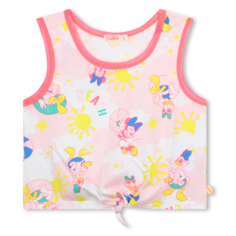 Top estampado com nó BILLIEBLUSH 
                    GIRL