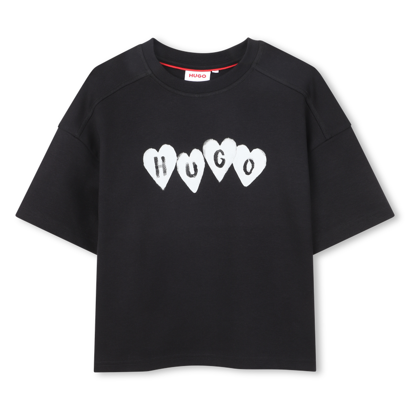 T-shirt de manga curta HUGO 
                        GIRL
