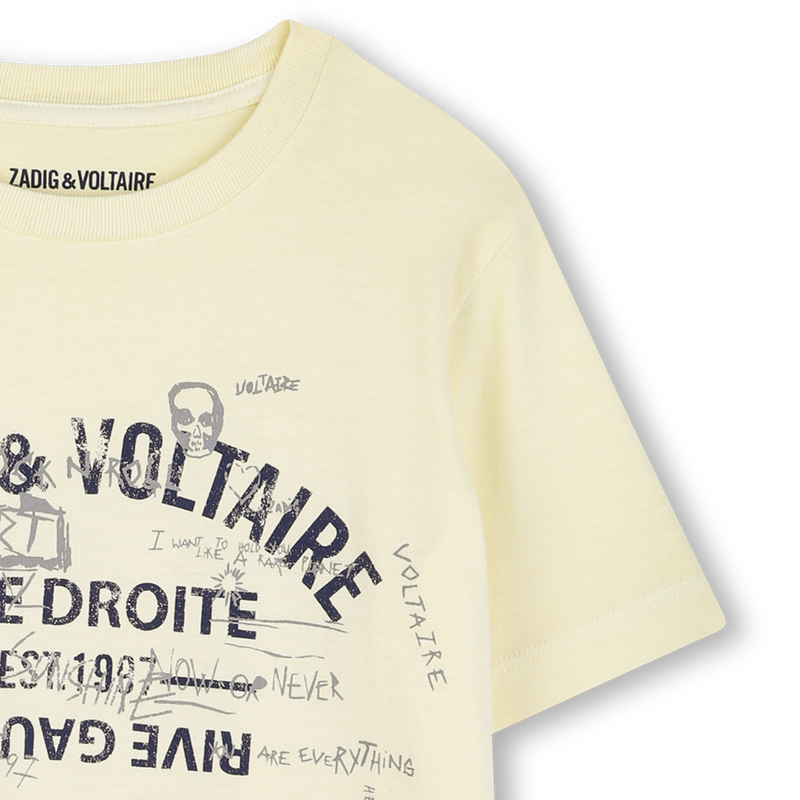 T-shirt de mangas curtas ZADIG & VOLTAIRE 
                        BOY