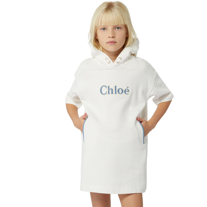 Vestido em moletão com capuz CHLOE 
                    GIRL