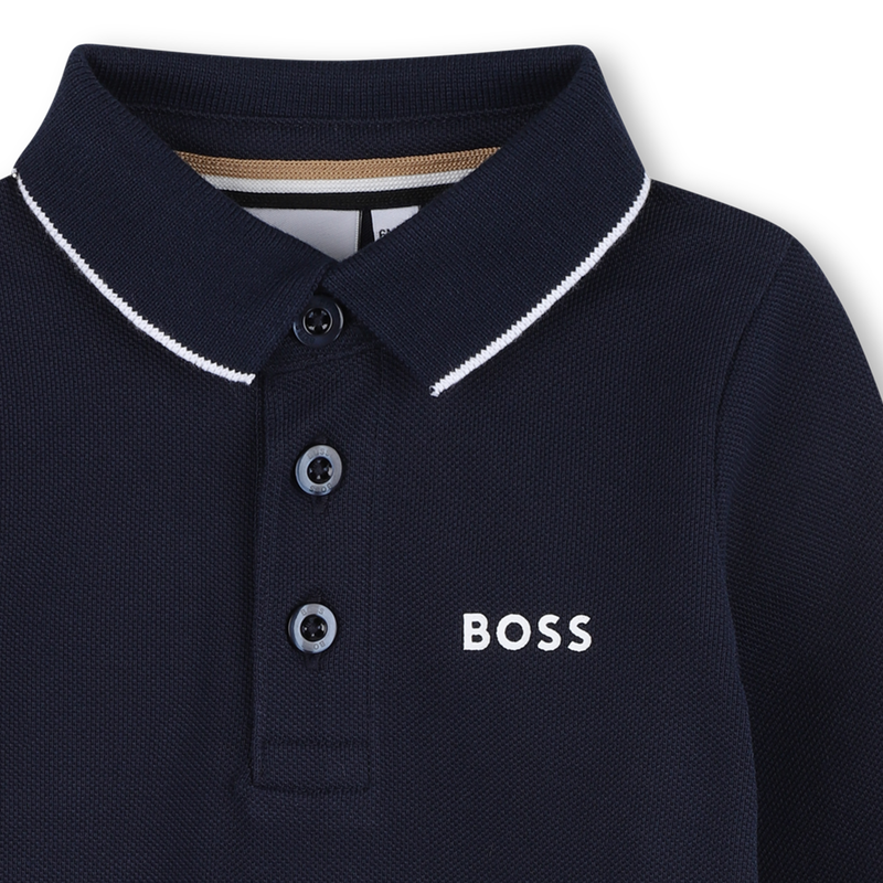 Camisa pólo de manga comprida BOSS 
                    BOY