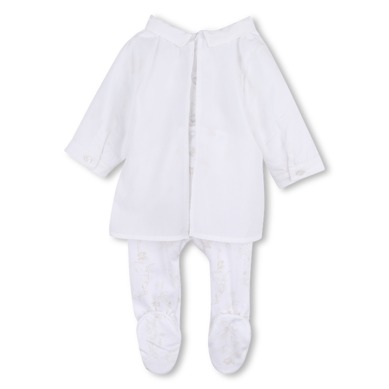 Conjunto de pijama e babador GIVENCHY 
                        UNISSEX