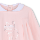 Vestido de mangas longas KARL LAGERFELD KIDS 
                    GIRL