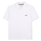 Camisa polo de manga curta, BRANCO, hi-res