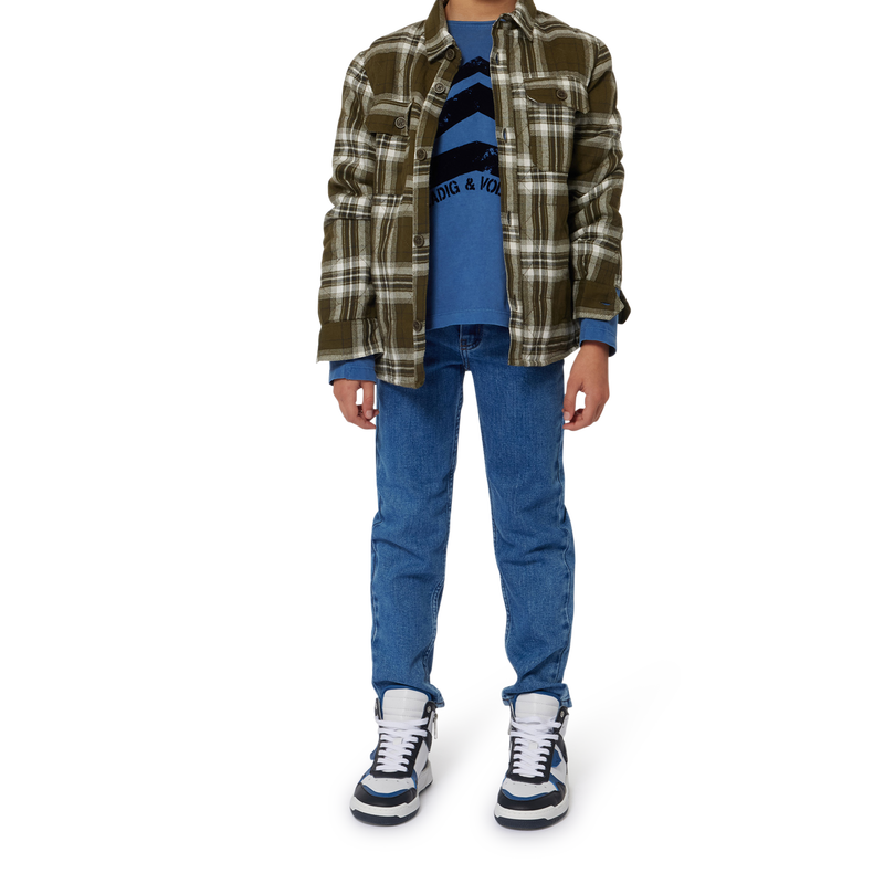 Camisa de algod&atilde;o acolchoada ZADIG & VOLTAIRE 
                        BOY