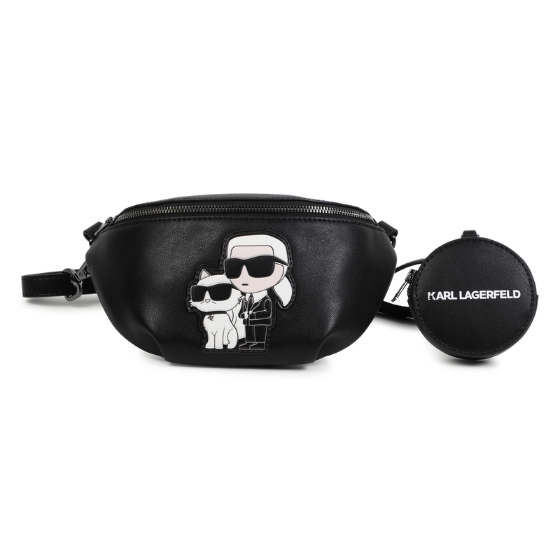 Bolsa de cintura e carteira KARL LAGERFELD KIDS 
                        GIRL