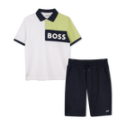 Polo e cal&ccedil;&otilde;es em algod&atilde;o BOSS 
                    BOY