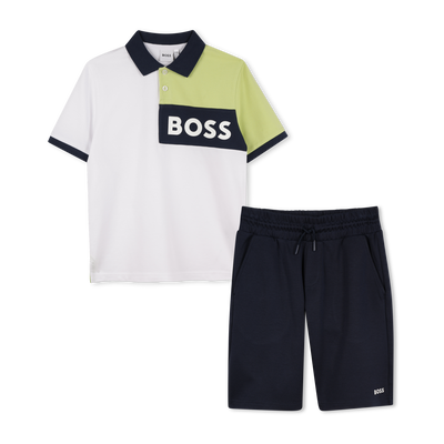 Polo e cal&ccedil;&otilde;es em algod&atilde;o BOSS BOY