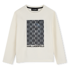 Camiseta de manga longa KARL LAGERFELD KIDS 
                    BOY