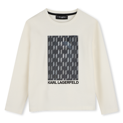 Camiseta de manga longa KARL LAGERFELD KIDS BOY