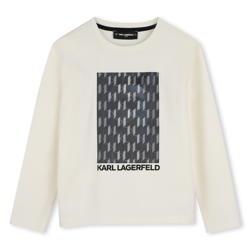 Camiseta de manga longa KARL LAGERFELD KIDS 
                        BOY