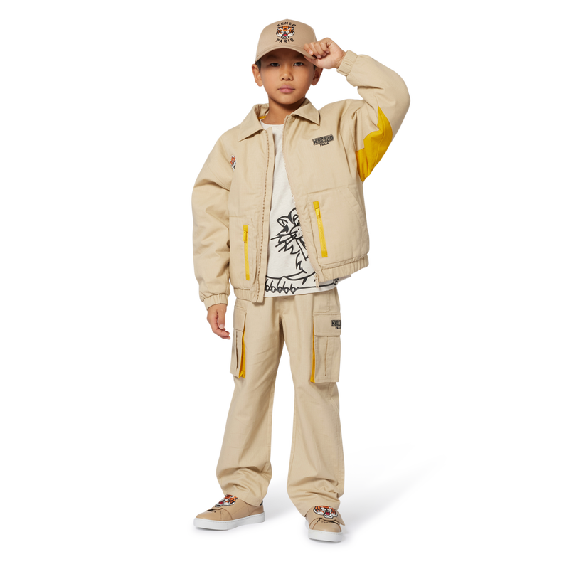 Boné de sarja de algodão KENZO KIDS 
                    UNISEX