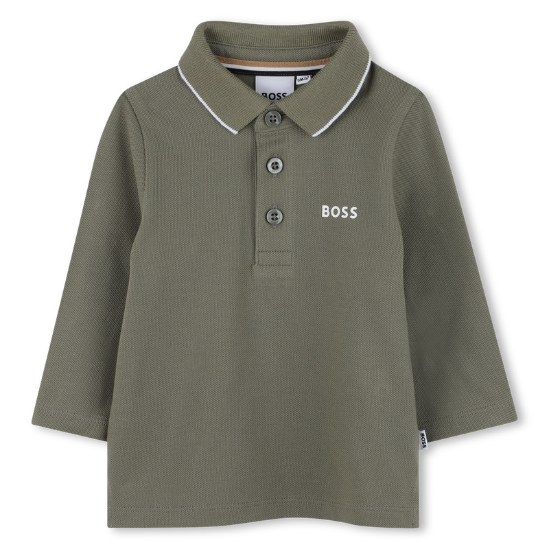 Camisa pólo de manga comprida BOSS 
                    BOY