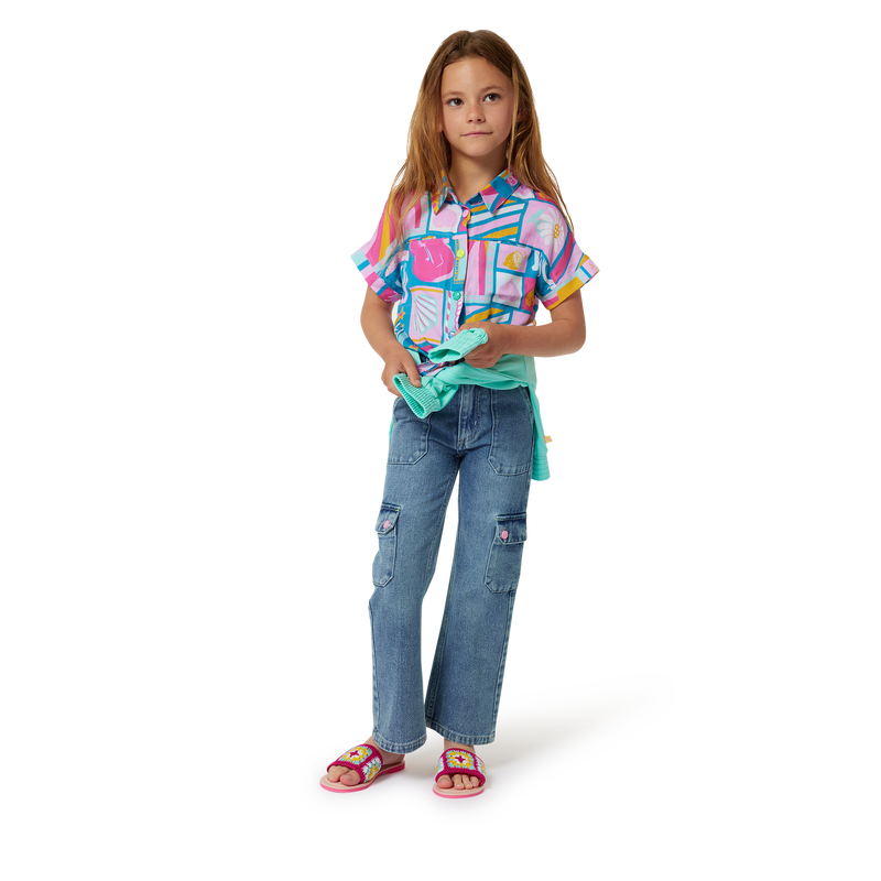 Calças de ganga com 4 bolsos BILLIEBLUSH 
                    GIRL