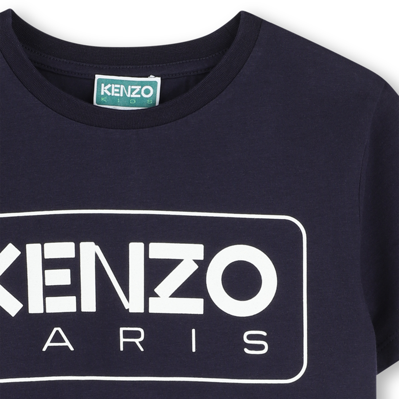 T-shirt manga curta em algod&atilde;o KENZO KIDS 
                        BOY