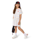 Vestido listrado HUGO 
                    GIRL