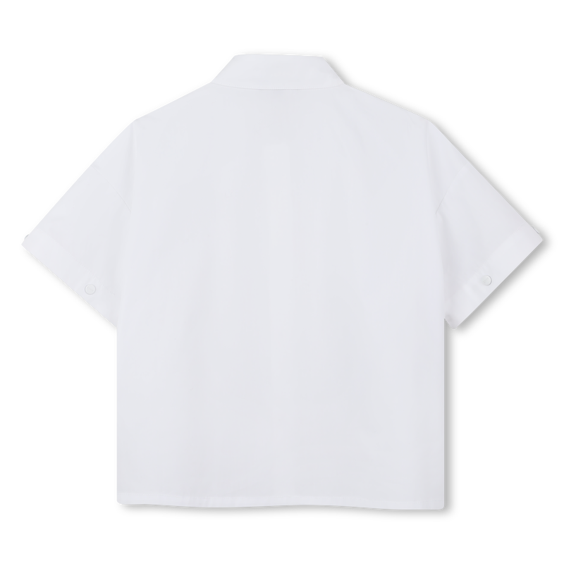 Camisa de popelina de algodão DKNY 
                    GIRL