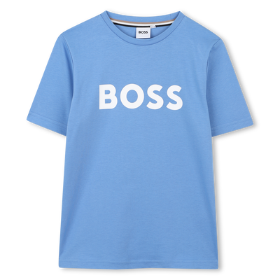 T-shirt manga curta em algod&atilde;o BOSS BOY