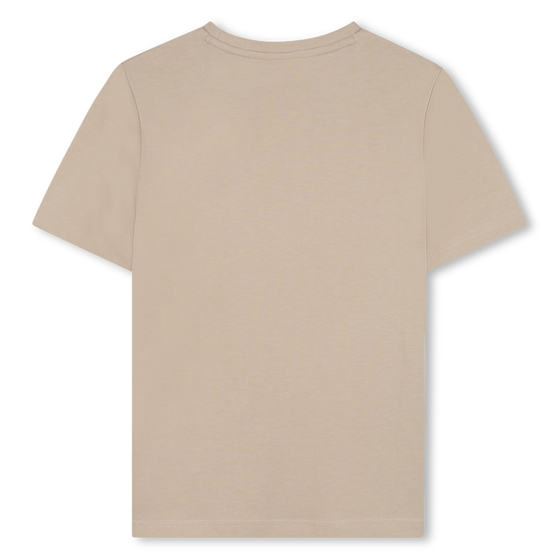 T-shirt manga curta em algod&atilde;o BOSS 
                        BOY