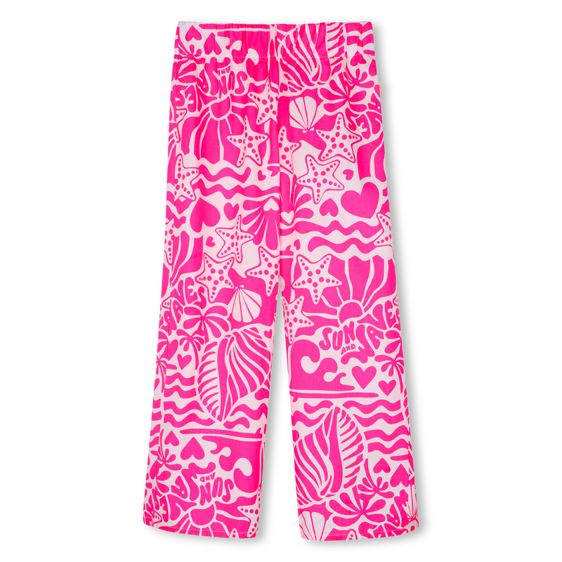 Calças largas estampadas BILLIEBLUSH 
                    GIRL