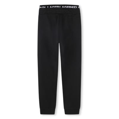 Calças de jogging com bolsos KARL LAGERFELD KIDS BOY