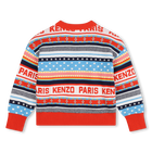 Camisola de malha jacquard KENZO KIDS 
                    GIRL
