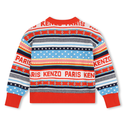 Camisola de malha jacquard KENZO KIDS GIRL