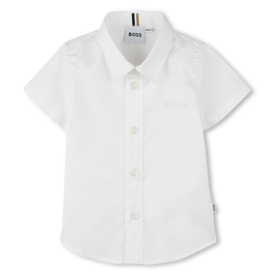 Camisa manga curta em algod&atilde;o BOSS BOY