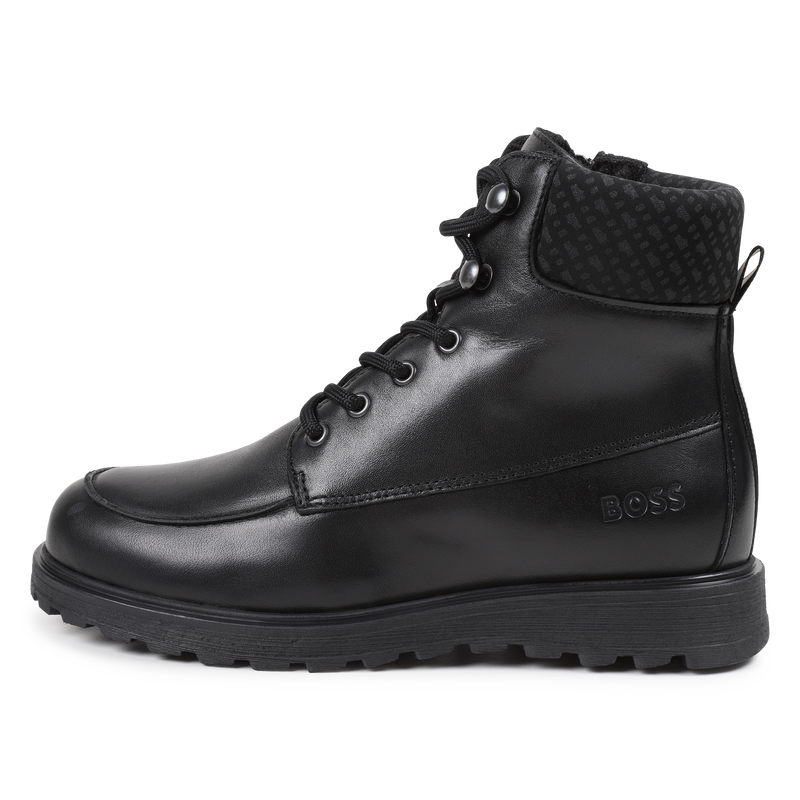Leather ankle boots BOSS 
                    BOY