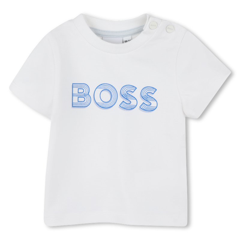 T-shirt com log&oacute;tipo estampado BOSS 
                        BOY