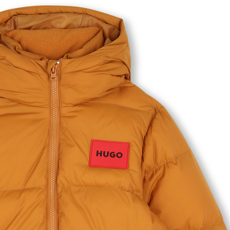 Casaco acolchoado com capuz HUGO 
                        BOY