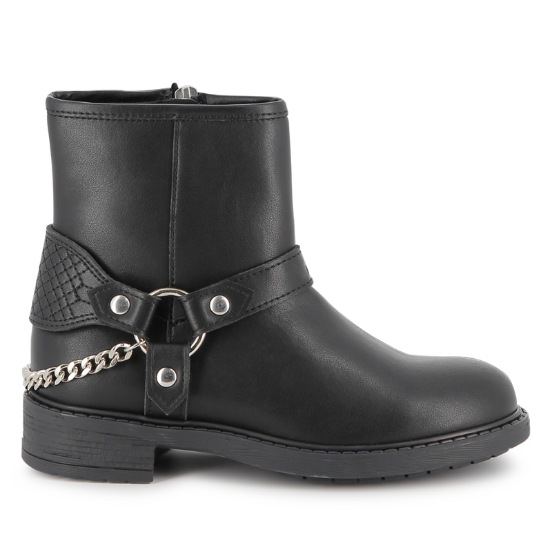 Botas biker em couro bovino ZADIG & VOLTAIRE 
                    GIRL