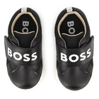 Sapatilhas de pele com velcro BOSS 
                    BOY