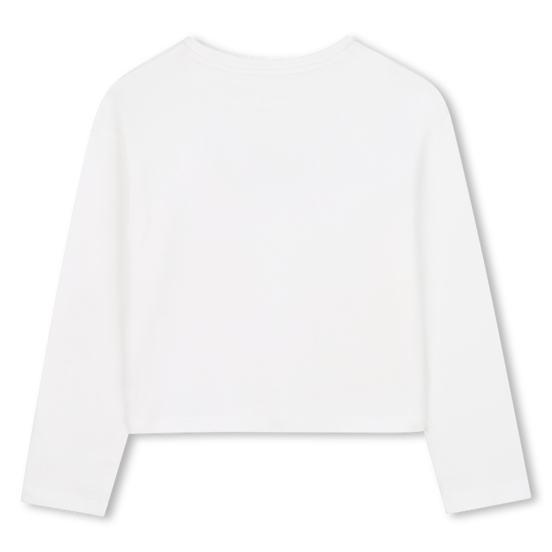 T-shirt de manga comprida em jersey MICHAEL KORS 
                    GIRL