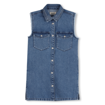 VESTIDO CAMISA SEM MANGAS ZADIG & VOLTAIRE GIRL