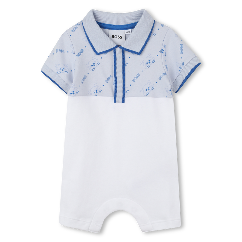 Macac&atilde;o curto de gola polo BOSS 
                        BOY