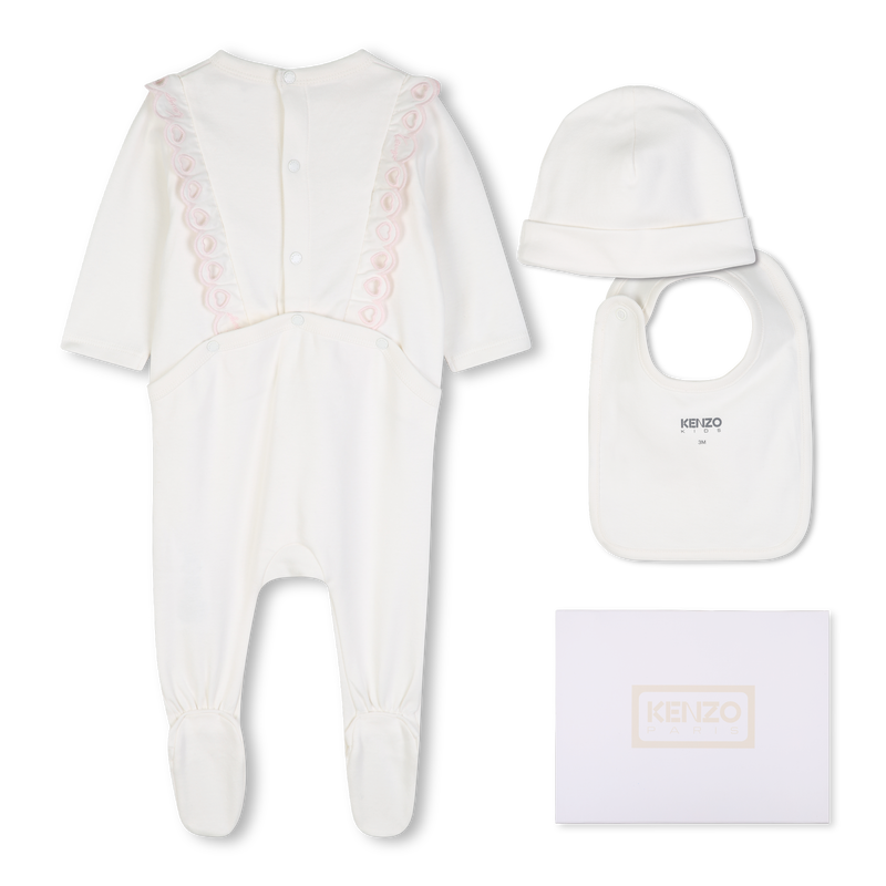 Conjunto de pijama, touca e babador KENZO KIDS 
                        MENINA