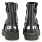 Botas de motociclista de couro de vaca DKNY 
                    GIRL
