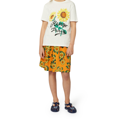 T-shirt estampado de girass&oacute;is KENZO KIDS UNISEX