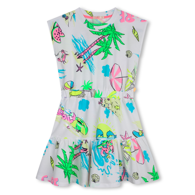 Vestido em moletão leve BILLIEBLUSH 
                    GIRL