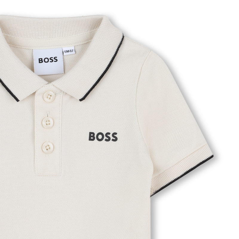 Polo de mangas curtas BOSS 
                        BOY