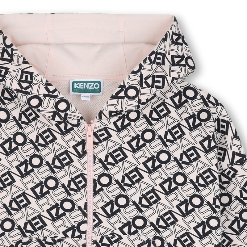 Conjunto de cardigã e calças KENZO KIDS 
                    GIRL