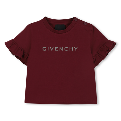 T-shirt com folhos GIVENCHY GIRL