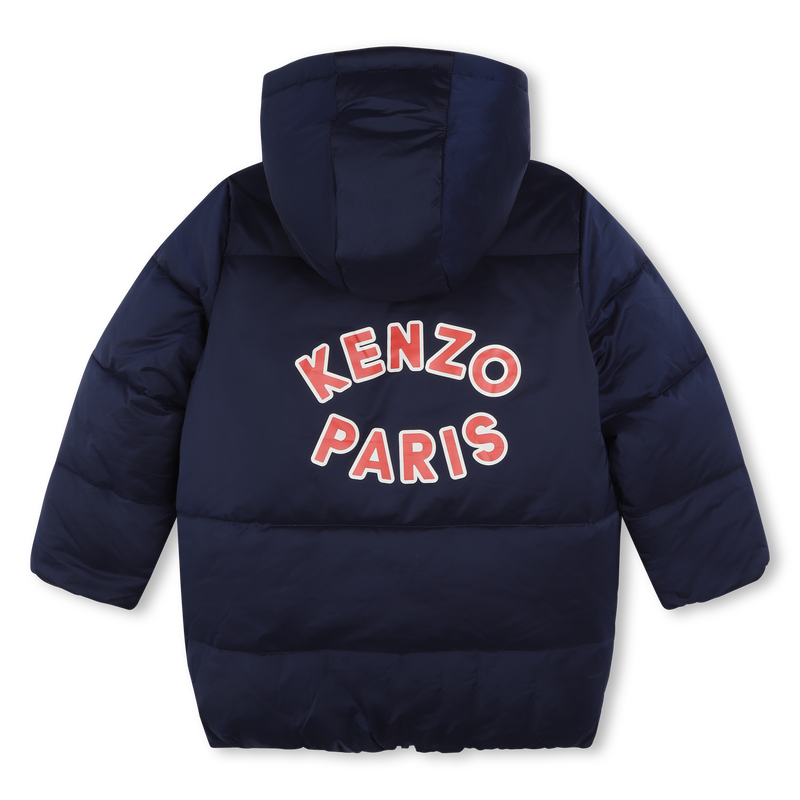 Blusão de penas reversível KENZO KIDS 
                    UNISEX