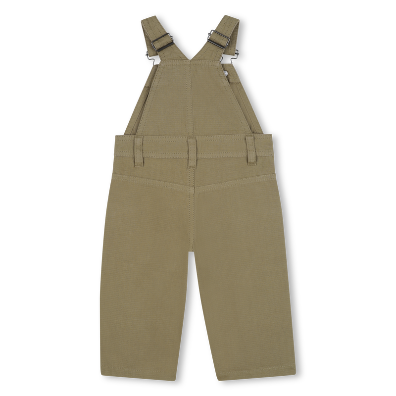 Jardineiras de algodão com bolsos aplicados TIMBERLAND 
                    BOY