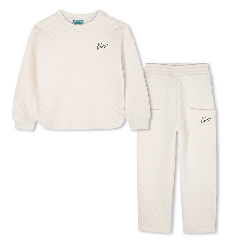 Conjunto de moletom e calça KENZO KIDS 
                    GIRL